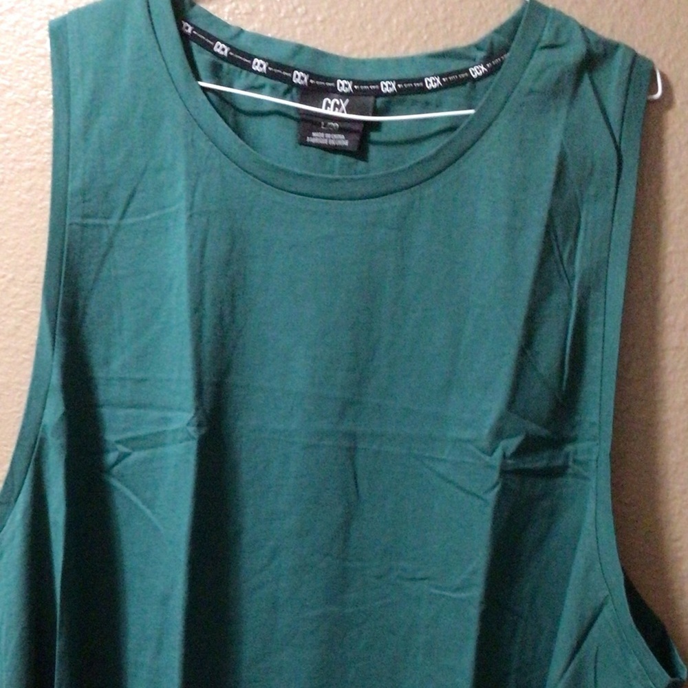 CITY CHIC  CCX TANK SHIRT SEA GREEN - Picture 5 of 9
